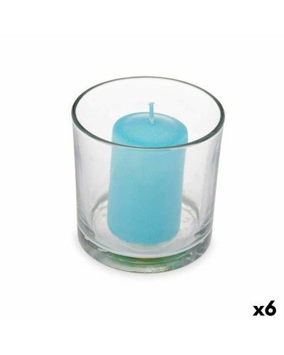 Doftljus 10 x 10 x 10 cm (6 antal) Glas Havet