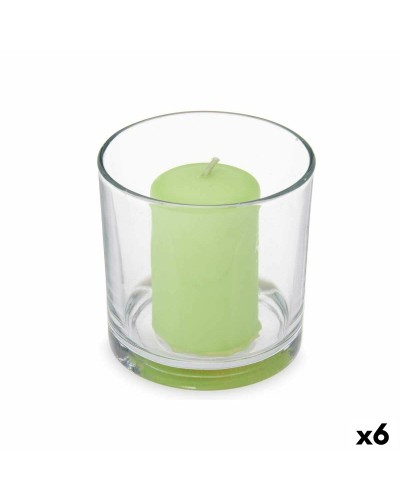 Doftljus 10 x 10 x 10 cm (6 antal) Glas Jasmin