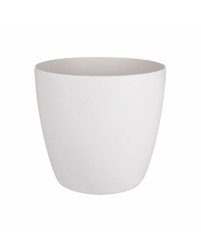 Pot rond Elho, 47 cm, Blanc, Plastique, Usage Intérieur/Extérieur

