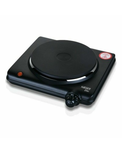 Plaque Électrique Haeger 1500W - Noir Multicolore - Cuisson Rapide
