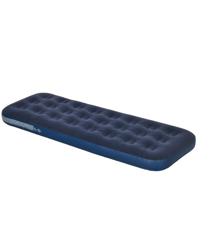 Single Inflatable Bed with Hand Pump Included, 73x191x22 cm, Blue