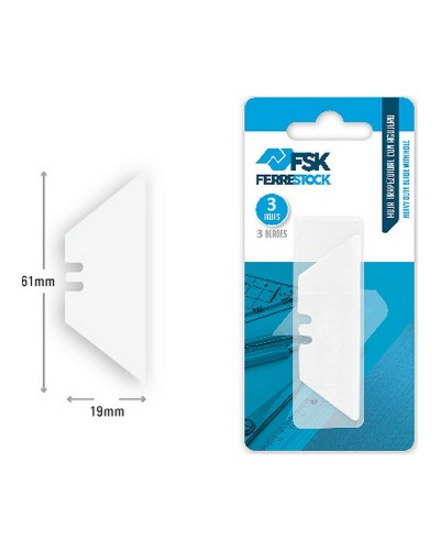 Lame Couteaux Ferrestock Céramique, Set de 3
