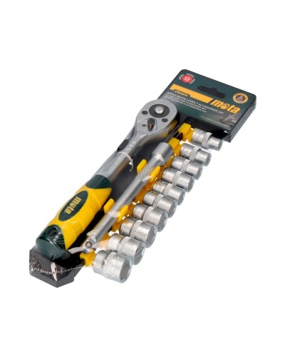 Juegos de carraca profesional Mota de 3/8" para trabajos mecánicos y de reparación.
