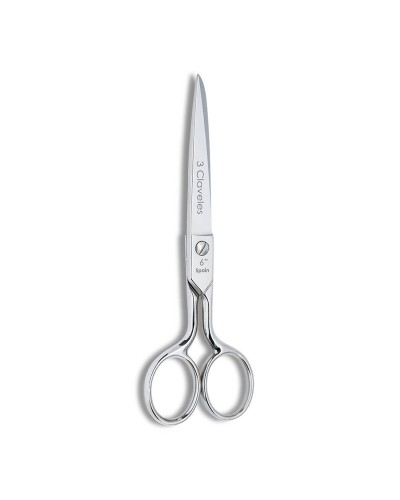 Tijeras de Costura 3 Claveles de 6": Corte Preciso para Telas e Hilos.
