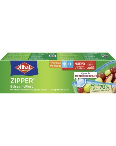 Bolsas Albal Multiusos de 1 Litro (12 Unidades) - Conservación y Protección de Alimentos
