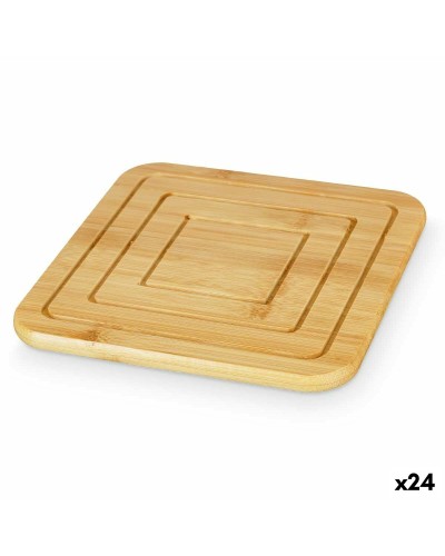 Natural Bamboo Square Trivet (19x19cm), Pack of 24
