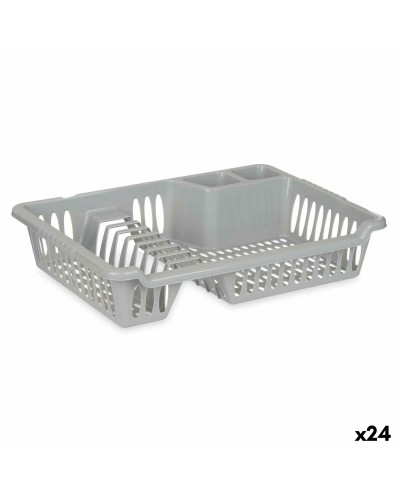 Silberner Abtropfkorb 40 x 8 x 29,5 cm für Spülbecken - Praktisch und Robust
