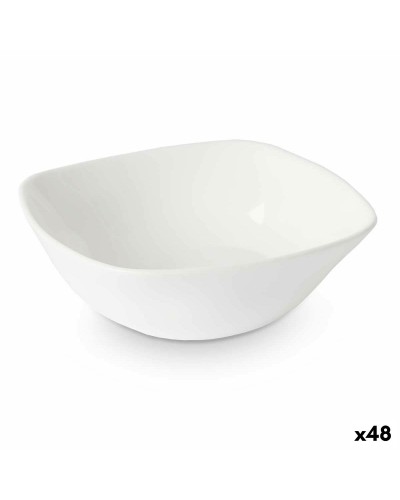 Skål Vit 11 x 4 x 11 cm (48 antal) Fyrkantig