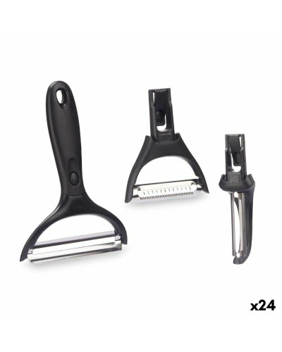 Set schilmesjes Roestvrij staal Polypropyleen ABS (24 Stuks) Verwisselbare koppen 3 Onderdelen