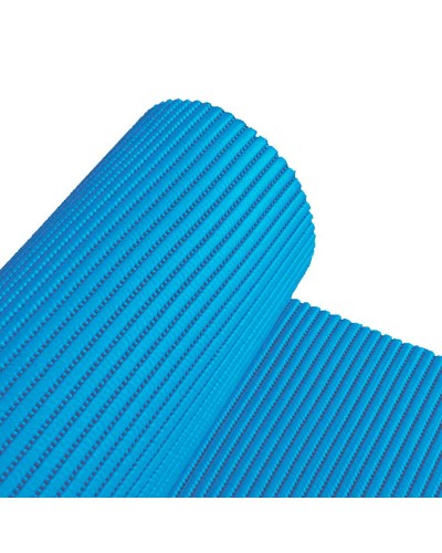 Exma Aqua-Mat Basic Antirutschmatte: PVC Mehrzweckmatte Blau, 15 m x 65 cm
