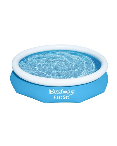 Bestway Piscina Gonfiabile Azzurra 305x66cm - 3200L - Facile da Montare
