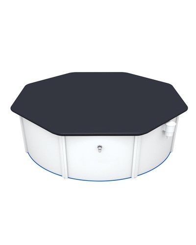 Bestway Cubierta para Piscina Redonda Ø401cm Negra - Protección y Limpieza
