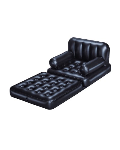 Opblaasbare stoel Bestway 191 x 38 x 25 cm Zwart