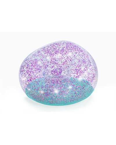 Bestway Fauteuil Gonflable Multicolore 114cm Paillettes - Détente & Amusement
