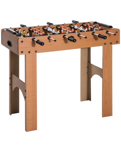 Professional Foosball Table for Kids and Adults with MDF Wooden Rods 92x46x78cm