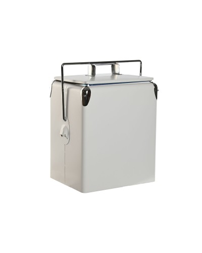 Frigo Portatile Home ESPRIT 17L Bianco - PVC, Metallo & Acciaio - 32x24x36cm
