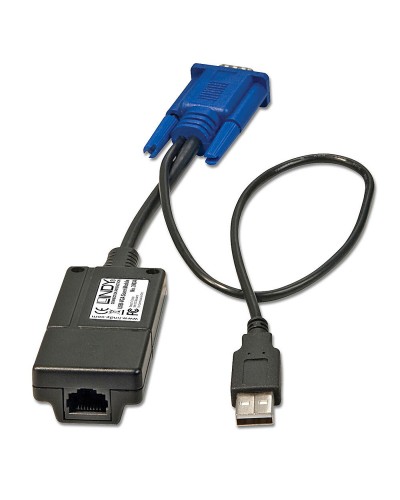 LINDY USB auf VGA Adapter 39634 - Schwarz/Blau - Tragbarer Videokonverter
