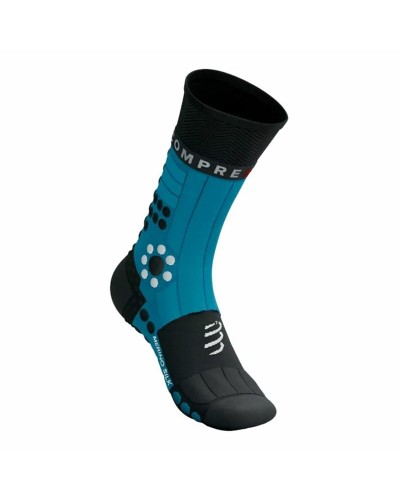 Sportstrumpor Compressport Pro Racing Svart/Blå Svart