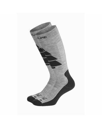 Picture Wooling Sportsocken - Schwarz Dunkelgrau - Atmungsaktive Trekkingsocken
