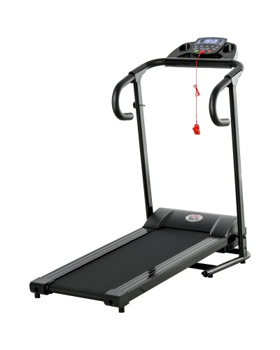  Tapis Roulant Elettrico Pieghevole Salvaspazio, Tapis Roulant Professionale con Display LCD, Velocità 0.8-10km/h e 12 Programmi