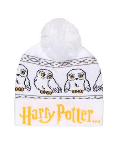 Hattu Harry Potter Hedwig Snow Beanie Valkoinen