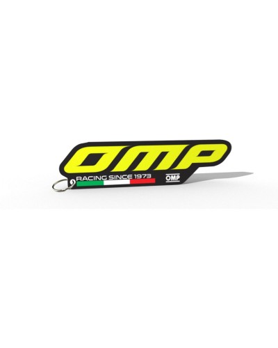 OMP Porte-clés Silicone 3D Jaune - Racing, Auto, Moto

