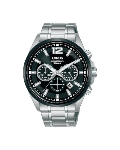 Lorus Reloj de Hombre RT381JX9 Negro Plateado - Diseño Elegante

