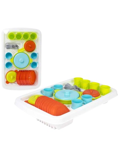 Set de Juguete para Niños 35 Piezas: Accesorios de Cocina, Médico, Bricolaje
