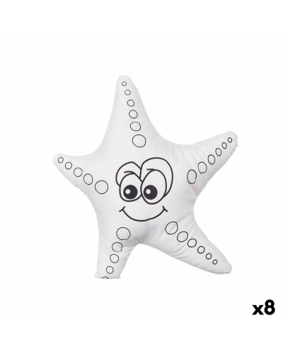 Peluche da Colorare Stella Marina 26cm: Morbido, Personalizzabile - 8pz
