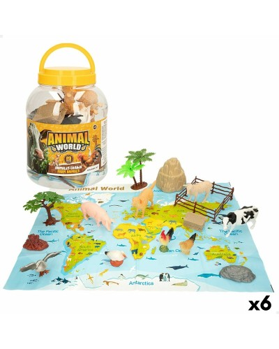 Colorbaby Figuras Animales Granja - Set 19 Piezas Plástico - 13x8x3cm (6uds)
