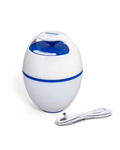 Bestway LED Schwimmender Lautsprecher Weiß - 6W Kabellos Wasserdicht
