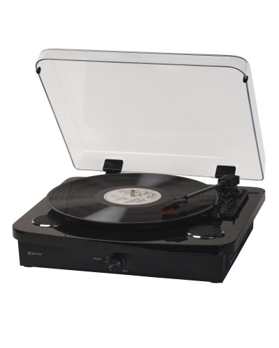Denver VPL-230B Plattenspieler Schwarz - Vinyl, Bluetooth, Integrierte Lautsprecher
