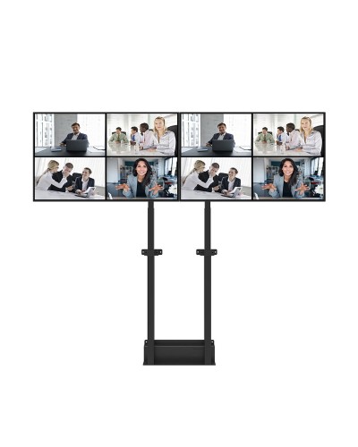 Neomounts ADM-875BL2: Adjustable Desk Monitor Mount - Black, VESA
