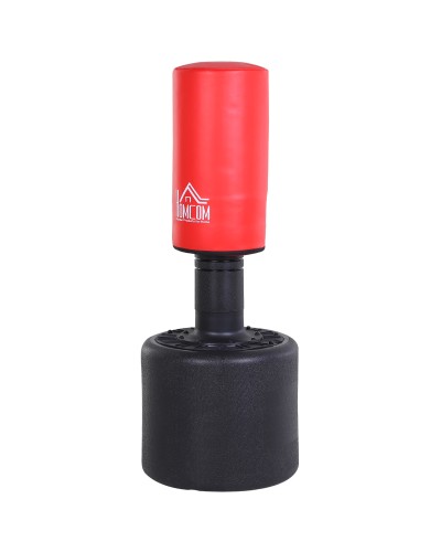Freestanding Adjustable Height Heavy Boxing Bag (145-172cm), Filled Punching Bag Water/Sand Fillable Base (100kg)