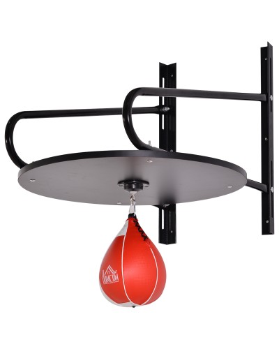 Wall Mounted Speed Bag Boxing Set, Pump, Accessories Included, 60 x 73 x 80 cm