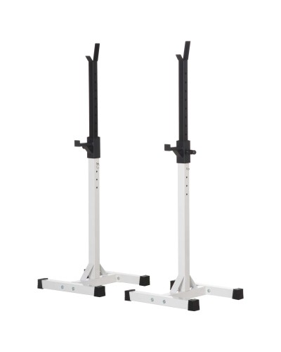 Universal Steel Barbell Rack, 12 Adjustable Heights, 150kg Max Load