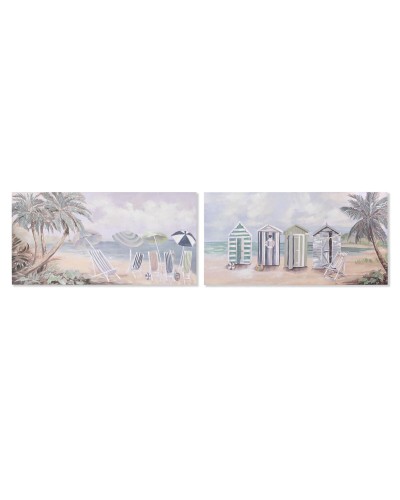 Maalaus Home ESPRIT Ranta Välimeren 120 x 3 x 60 cm (2 osaa)