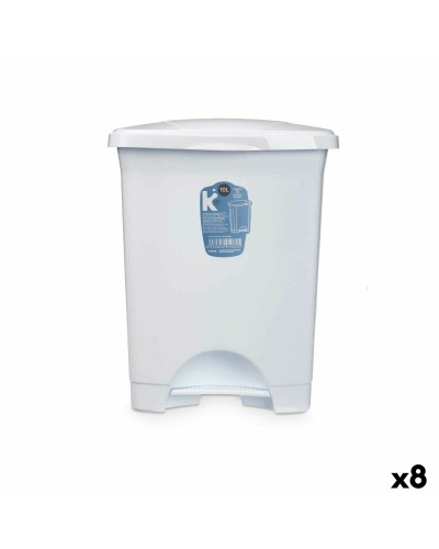 Treteimer Weiß 10L: Hygienische Lösung für Hausmüll
