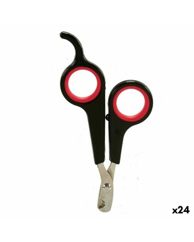 Kynsileikkuri Musta Punainen 6 x 0,5 x 11,5 cm Lemmikit (24 osaa)