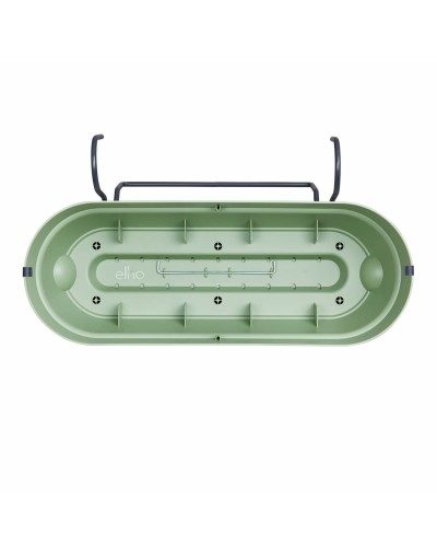 Quadratischer Elho Topf für Innenräume, 50 cm, Modern - Kunststoff
