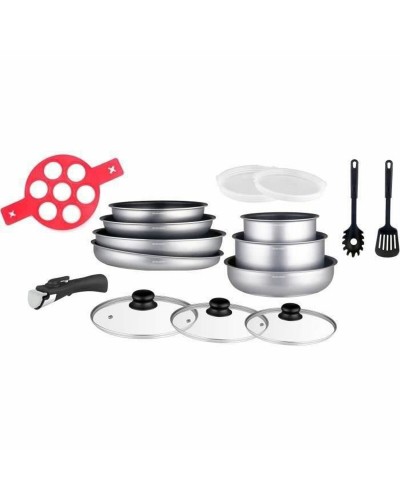 Batteria da Cucina Arthur Martin AM3950, 16 Pezzi, Antiaderente