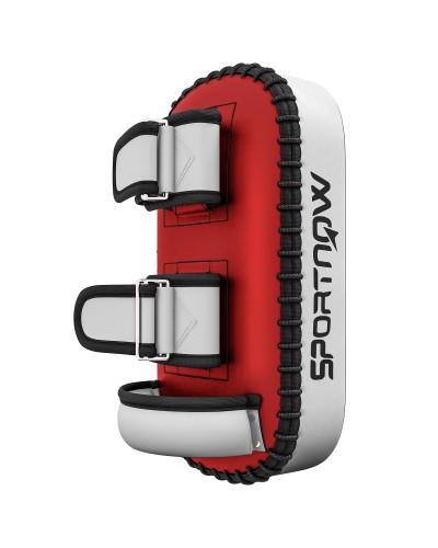  Colpitore Boxe e Muay Thai Imbottito per Braccio, in PU e EPE, 38x20x18 cm, Rosso