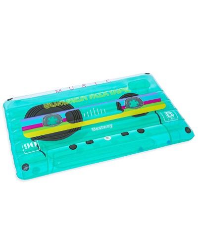 Bestway Luftmatratze Retro Kassette 174x117cm - Strand/Pool
