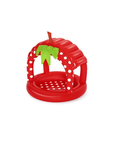 Bestway Uppblåsbar Barnpool med Tak Mjukt Golv 91x91x91 cm +2 År Trädgård 52387