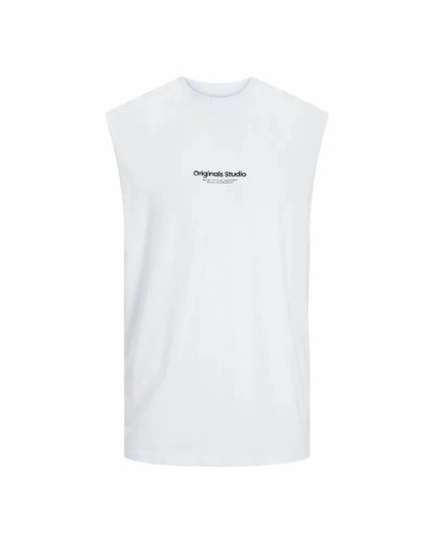 Jack & Jones Jovesterbro : Débardeur Homme Blanc - Confort & Style
