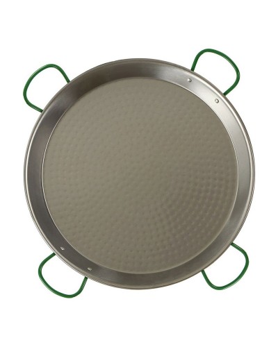 Poêle Jumbo Acier Inoxydable Poli, Diamètre 80 cm - Pour Cuisiner de Grandes Quantités
