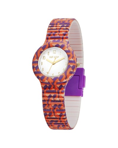 Hip Hop Orologio Donna HWU1151 Cristalli Colorati Casual

