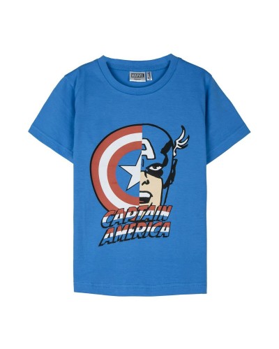 Barn T-shirt med kortärm The Avengers Blå
