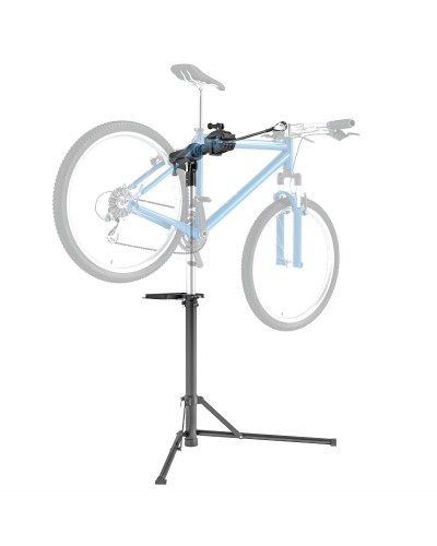 Adjustable Height Bike Repair Stand, 360° Rotating & Foldable, Max 40kg, Black
