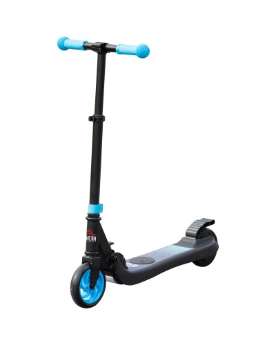 Foldable Electric Scooter for Kids 6+ Years Old Height Adjustable, 71x36.5x75-80 cm, Black and Blue